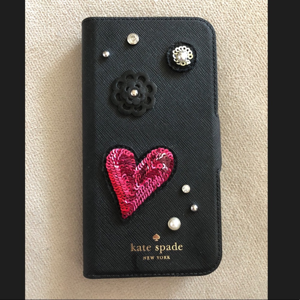 ♠️ Kate Spade Finer Things Folio iPhone X Case